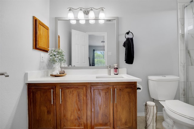 12404 Granton Cv, Austin, TX 78754 - full bath featuring vanity, a shower, and toilet