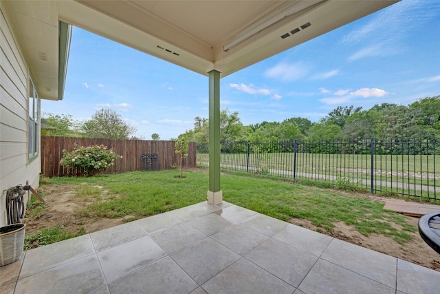 12404 Granton Cv, Austin, TX 78754 - view of patio with a fenced backyard