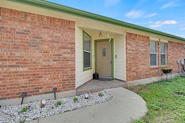 12404 Granton Cv, Austin, TX 78754 - property entrance featuring brick siding