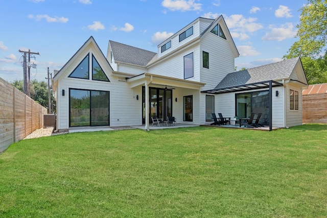 814 Stark St, Austin, TX 78756 - back of house with roof with shingles and a patio area
