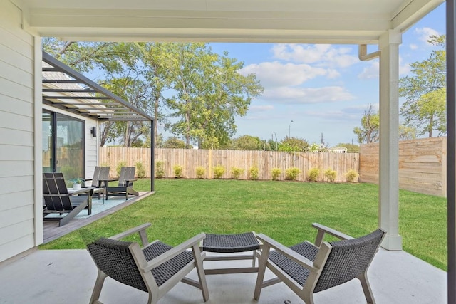 814 Stark St, Austin, TX 78756 - view of yard with a patio
