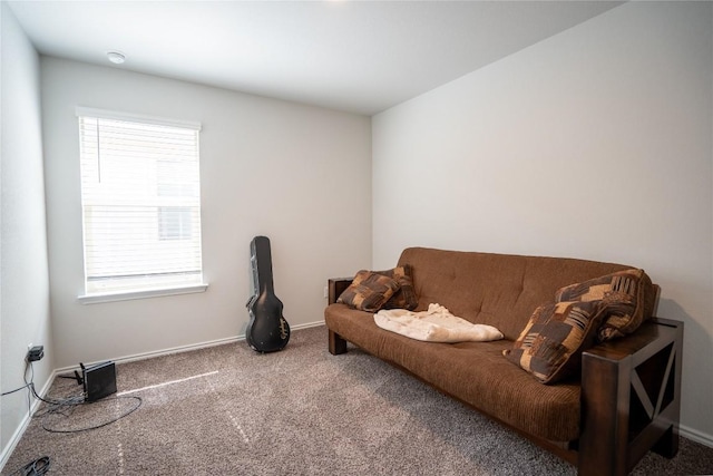 168 Onna St, Taylor, TX 76574 - living area with carpet and baseboards