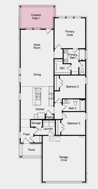 737 Drystone Trl, Liberty Hill, TX 78642 - floor plan