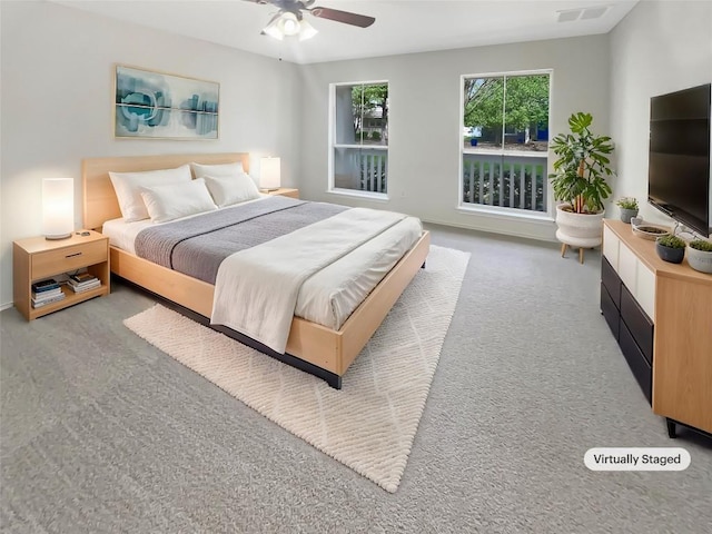 1427 Davis Mountain Loop, Cedar Park, TX 78613 - bedroom featuring carpet and ceiling fan