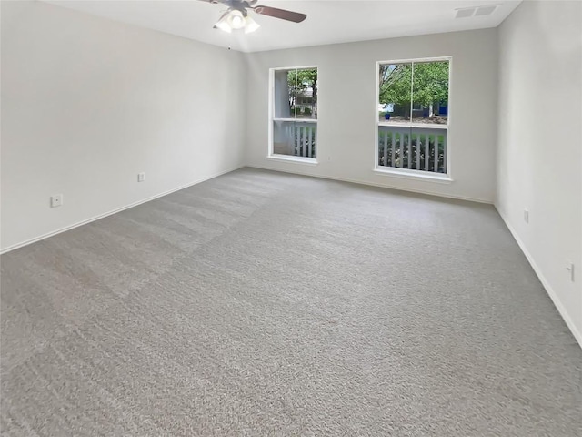 1427 Davis Mountain Loop, Cedar Park, TX 78613 - carpeted empty room with ceiling fan and baseboards