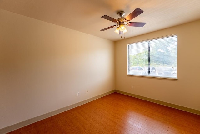 3016 Guadalupe St Unit 212, Austin, TX 78705 - spare room with light wood-style flooring and a ceiling fan