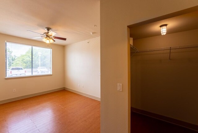 3016 Guadalupe St Unit 212, Austin, TX 78705 - unfurnished bedroom featuring a closet and ceiling fan