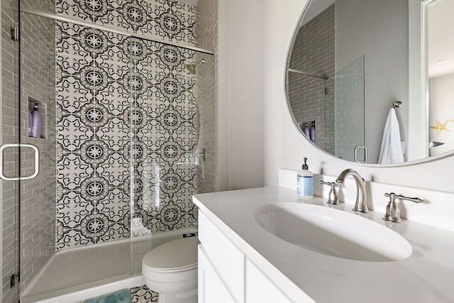 4525 Via Roma Pass, Leander, TX 78641 - full bath featuring toilet, a tile shower, and vanity