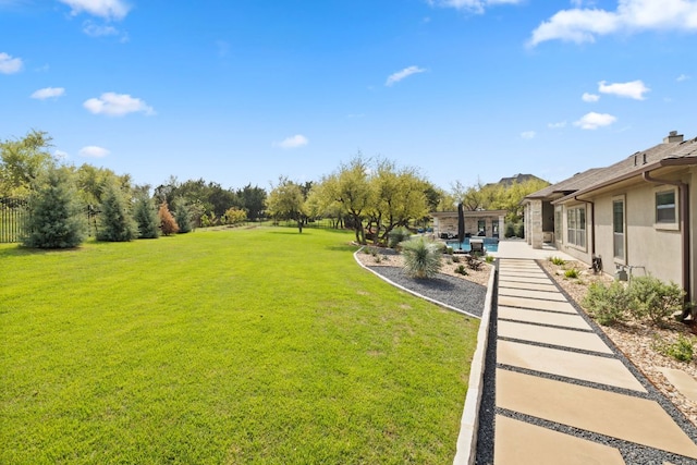 view of yard