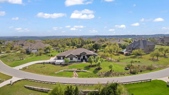 birds eye view of property featuring a residential view