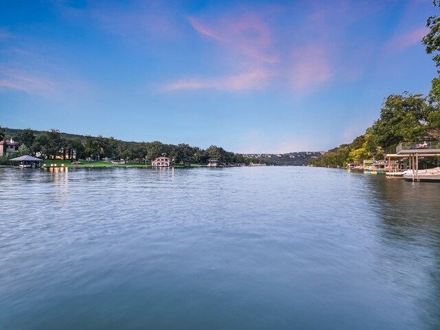 1614 Bruton Springs Rd, Austin, TX 78733 - water view with a dock