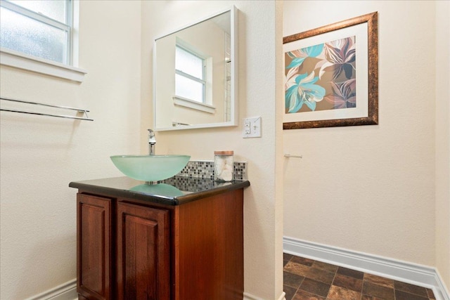 125 Fairway Ct, Bastrop, TX 78602 - bathroom featuring vanity and healthy amount of natural light