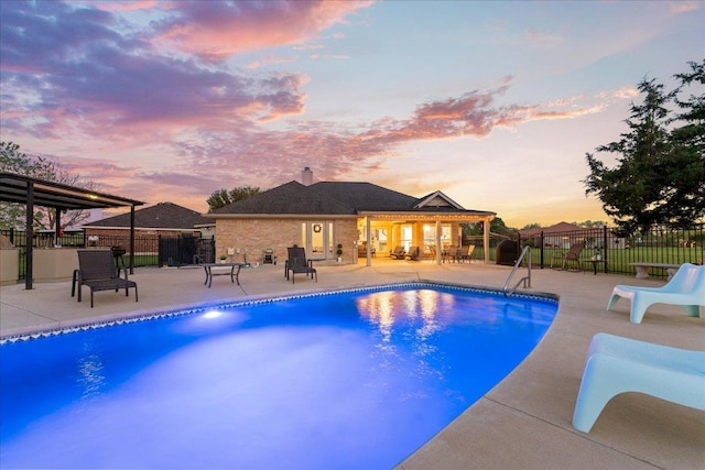 125 Fairway Ct, Bastrop, TX 78602 - view of pool with a patio