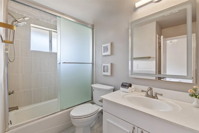 611 Ladin Ln, Lakeway, TX 78734 - full bath featuring vanity and combined bath / shower with glass door