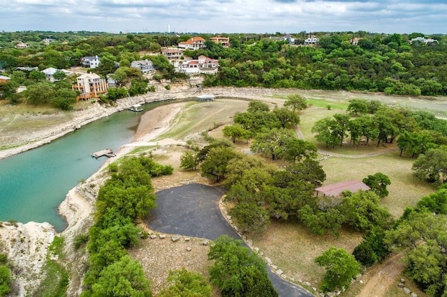 611 Ladin Ln, Lakeway, TX 78734 - aerial view of property's location with a large body of water