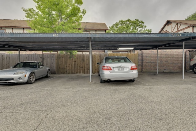 7409 Shadow Hill Dr Unit 105, Austin, TX 78731 - view of covered parking lot