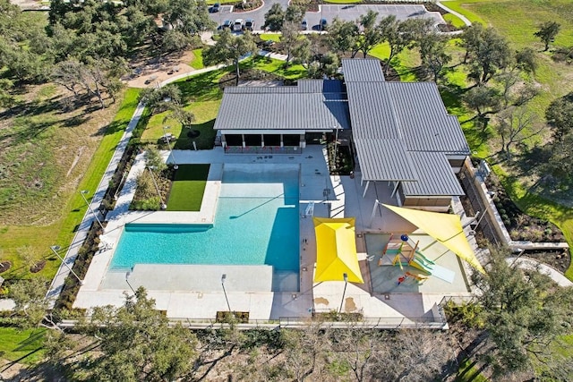 205 Escape Way, Jarrell, TX 76537 - view of subject property featuring a pool