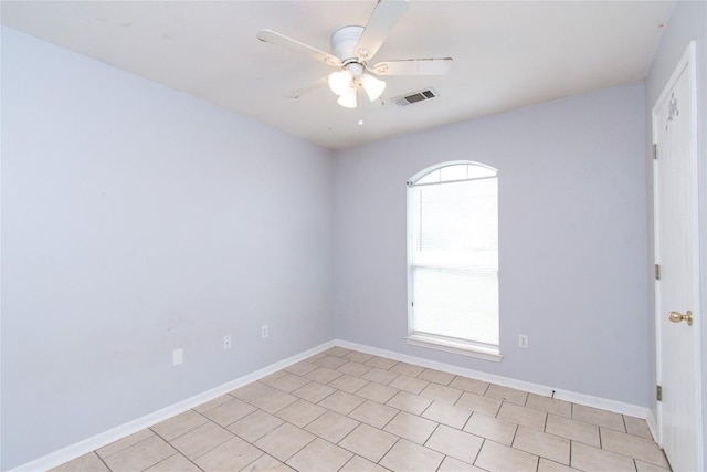 7201 Pappus Ct, Temple, TX 76502 - empty room with a ceiling fan and baseboards