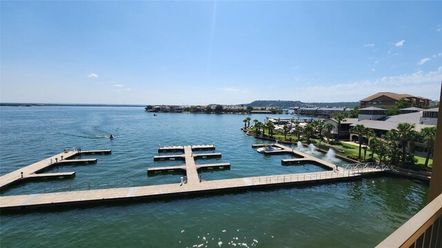 1001 The Cape Rd Unit 32, Horseshoe Bay, TX 78657 - dock area with a water view