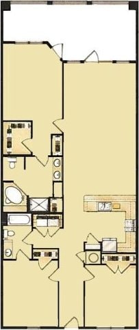 1001 The Cape Rd Unit 32, Horseshoe Bay, TX 78657 - view of floor plan / room layout