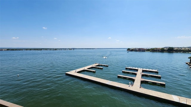 1001 The Cape Rd Unit 32, Horseshoe Bay, TX 78657 - dock area featuring a water view