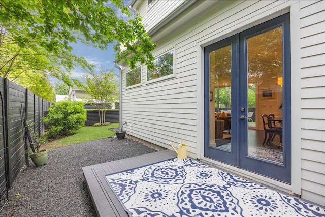 1303 Harriet Ct Unit A, Austin, TX 78756 - fenced backyard with french doors