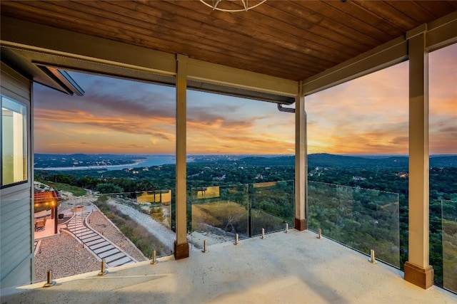 8612 Tip Top Dr Unit 2, Jonestown, TX 78645 - view of balcony at dusk