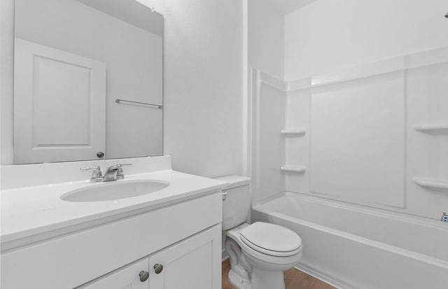 918 Childress Dr, Temple, TX 76501 - bathroom featuring vanity, tub / shower combination, and wood finished floors