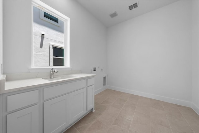 5513 Olimpico Way, Leander, TX 78641 - bathroom with vanity and baseboards