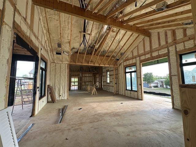400 Shale, Horseshoe Bay, TX 78657 - misc room with high vaulted ceiling and a wealth of natural light