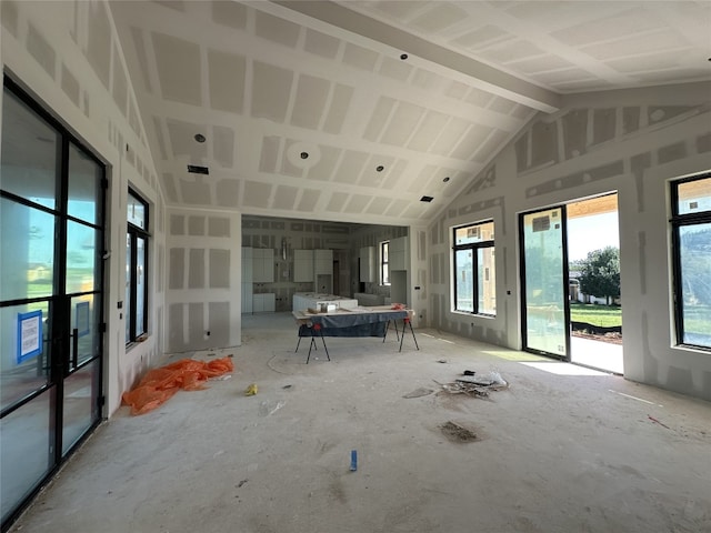 400 Shale, Horseshoe Bay, TX 78657 - unfurnished sunroom with lofted ceiling