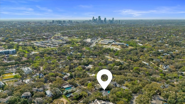 3106 Maywood Ave, Austin, TX 78703 - aerial view of property's location with nearby urban area