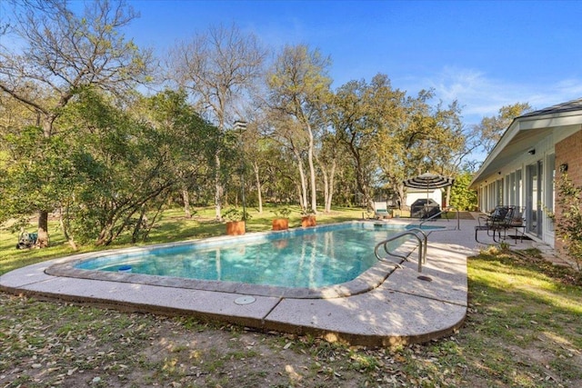 3106 Maywood Ave, Austin, TX 78703 - swimming pool with a patio area