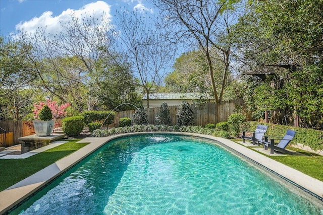1710 Mccall Rd, Austin, TX 78703 - view of pool featuring a fenced backyard