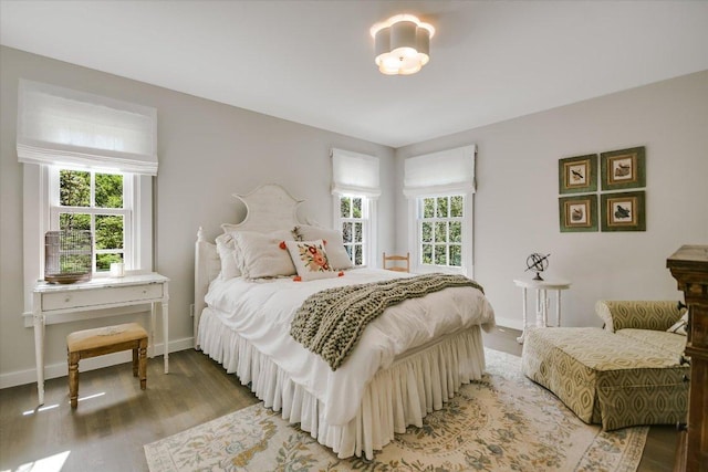 1710 Mccall Rd, Austin, TX 78703 - bedroom with light wood-type flooring and baseboards