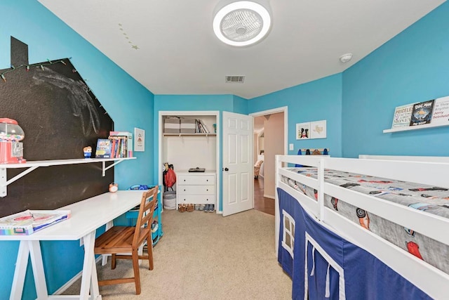 117 Easy St, Hutto, TX 78634 - carpeted bedroom with a closet