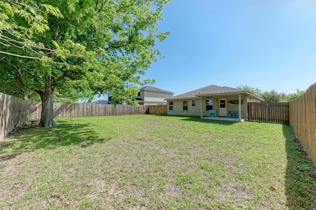 117 Easy St, Hutto, TX 78634 - view of yard with a patio