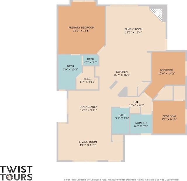 2300 Nevins Cv, Lago Vista, TX 78645 - view of floor plan / room layout