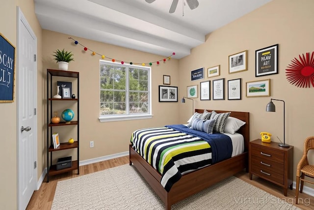 2300 Nevins Cv, Lago Vista, TX 78645 - bedroom featuring light wood-type flooring