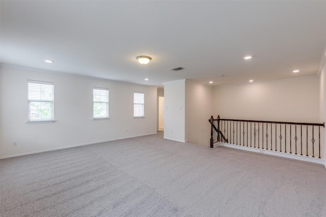 339 Alamosa Dr, Georgetown, TX 78626 - carpeted empty room with recessed lighting
