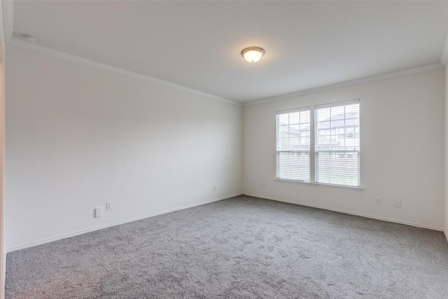 339 Alamosa Dr, Georgetown, TX 78626 - carpeted spare room with ornamental molding