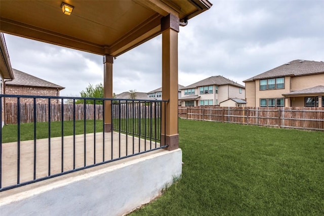 339 Alamosa Dr, Georgetown, TX 78626 - fenced backyard with a residential view and a patio