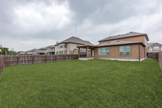 339 Alamosa Dr, Georgetown, TX 78626 - back of property with a fenced backyard