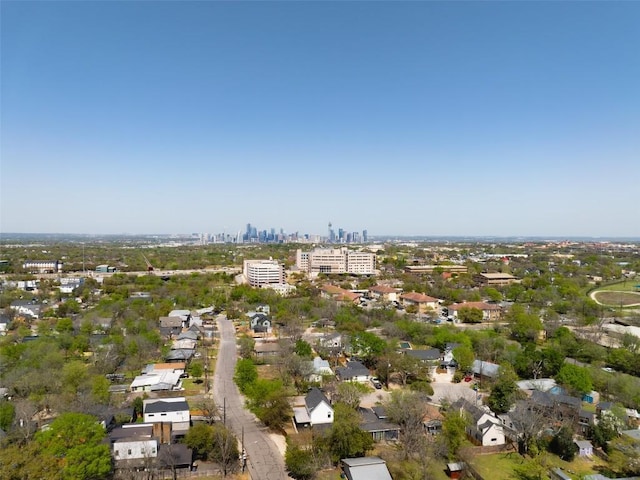 4420 Mount Vernon Dr Unit A, Austin, TX 78745 - aerial view of property and surrounding area with nearby urban area