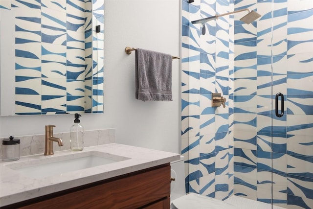 4420 Mount Vernon Dr Unit A, Austin, TX 78745 - full bath with vanity and a shower stall