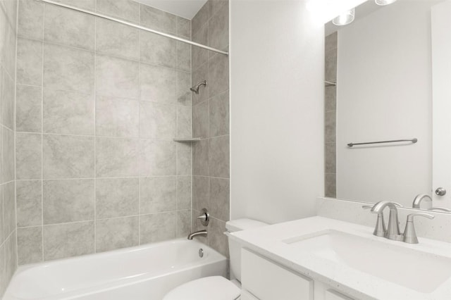 2035 Cora Ivy Loop, Round Rock, TX 78665 - bathroom with shower / washtub combination, toilet, and vanity