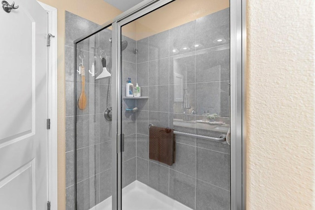 308 Hobby St, Georgetown, TX 78633 - full bathroom with a stall shower