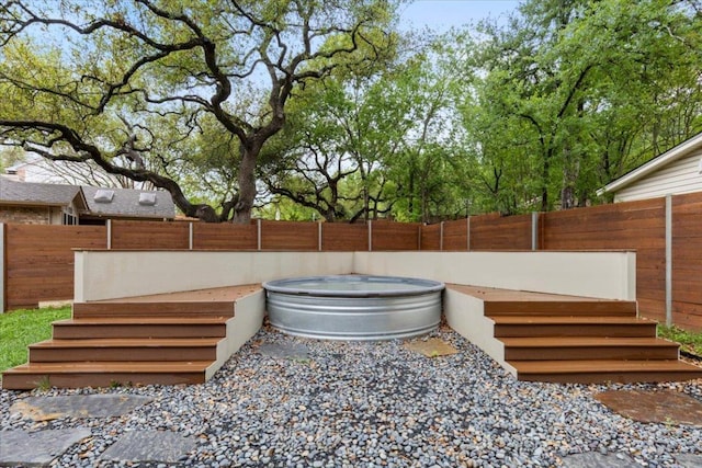 6301 Harrogate Dr, Austin, TX 78759 - wooden terrace featuring a fenced backyard