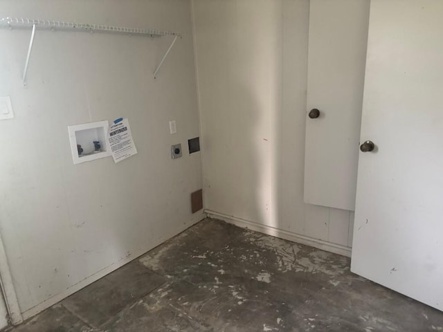 1008 W Pietzsch St, Bartlett, TX 76511 - laundry room featuring electric dryer hookup and hookup for a washing machine