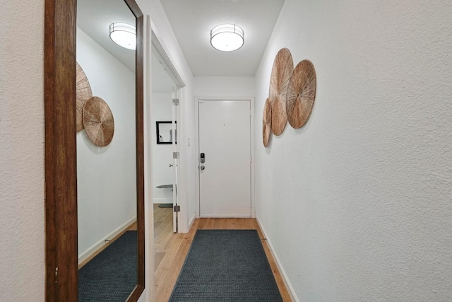 2301 Trafalgar Dr, Austin, TX 78723 - hall with light wood-style floors and baseboards
